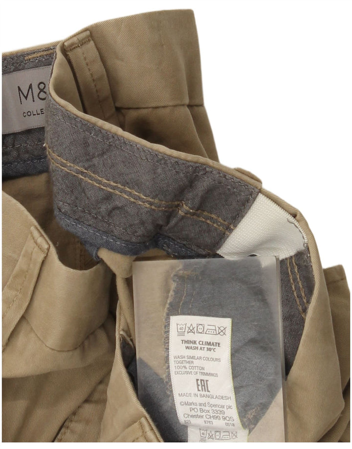 Marks & Spencer Herren Chinoshorts W44 2XL Beige Baumwolle