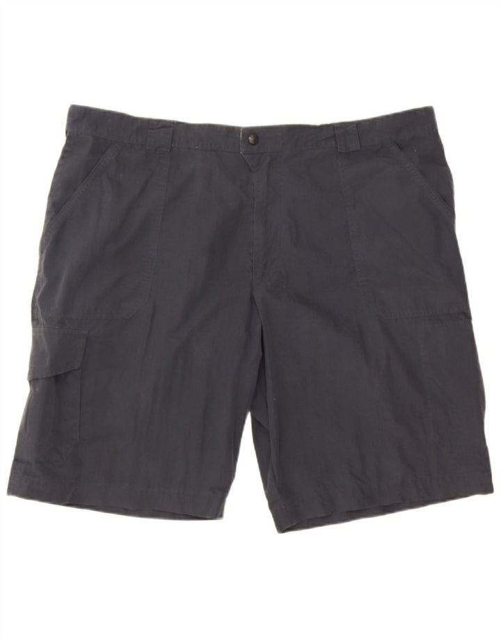 Marks & Spencer Herren Cargoshorts W42 2XL Marineblau Baumwolle