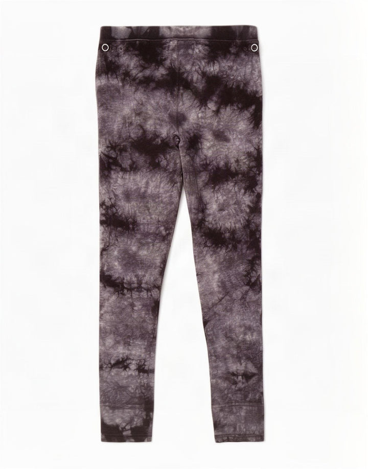 Converse Damen Leggings UK 14 Medium Black Tie Dye