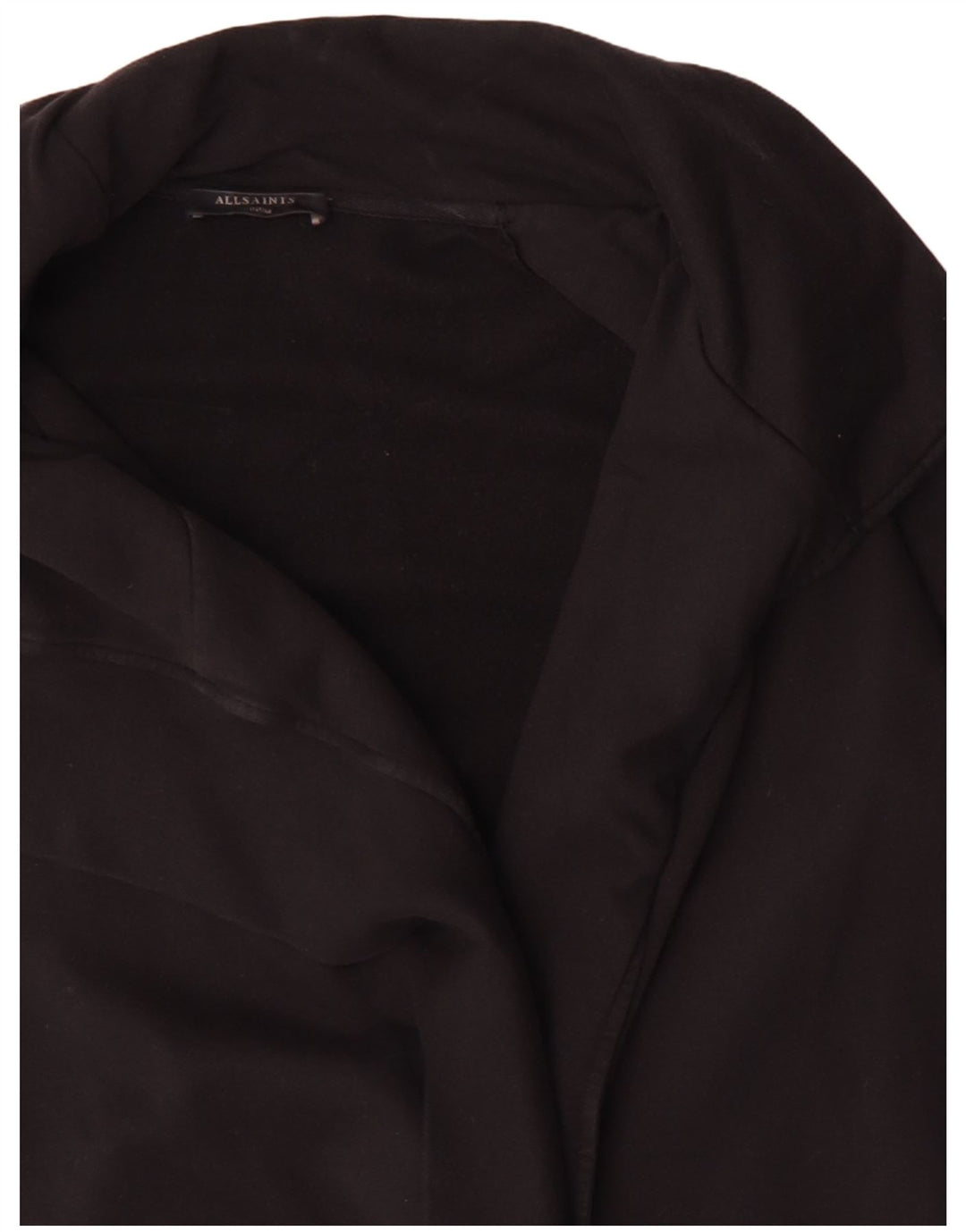 ALL SAINTS Damen-Strickjacke, übergroß, lang, Gr. 14, mittelschwarz