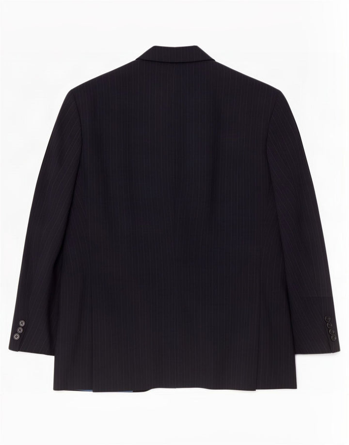 Marks & Spencer Herren-Blazer mit 2 Knöpfen, Gr. 46, Marineblau, Nadelstreifen