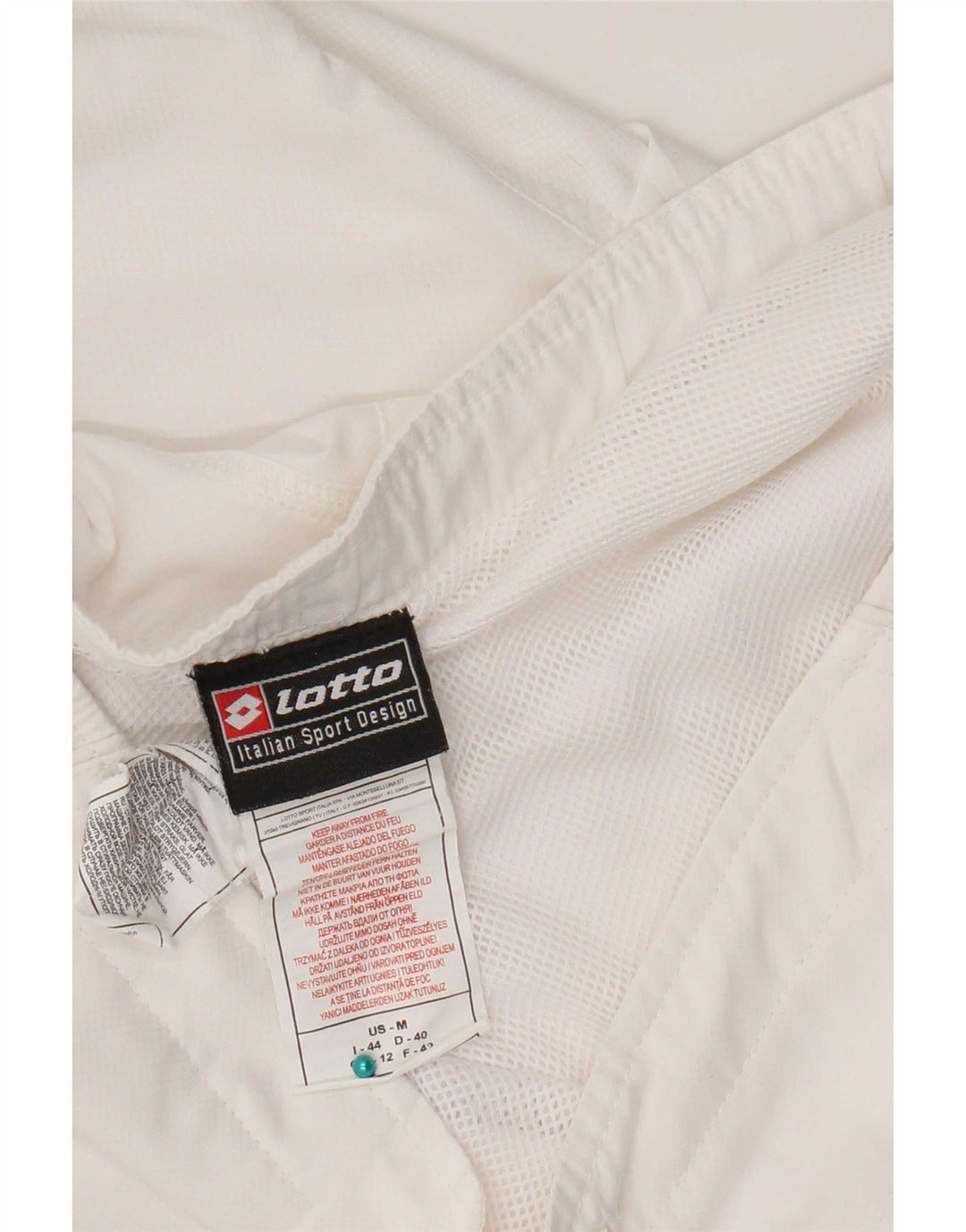 Lotto Capri-Trainingshose für Damen, UK 12, Mittelweiß, Polyester