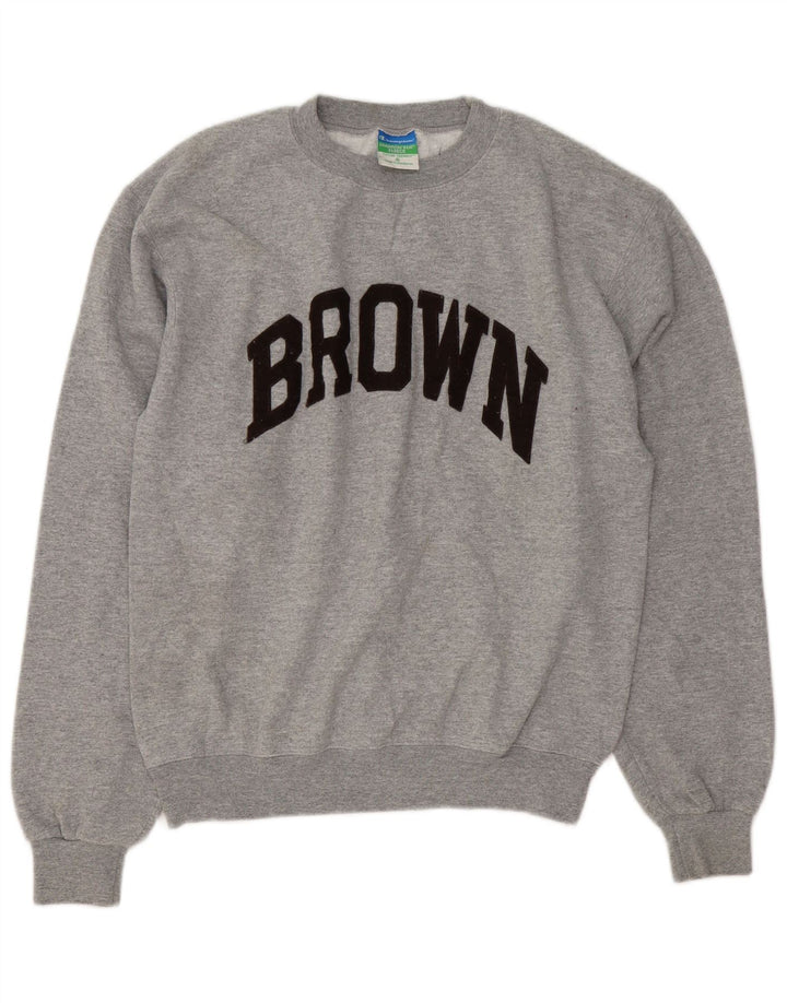 Champion Herren-Sweatshirt mit grafischer regulärer Passform, Größe S, Grau