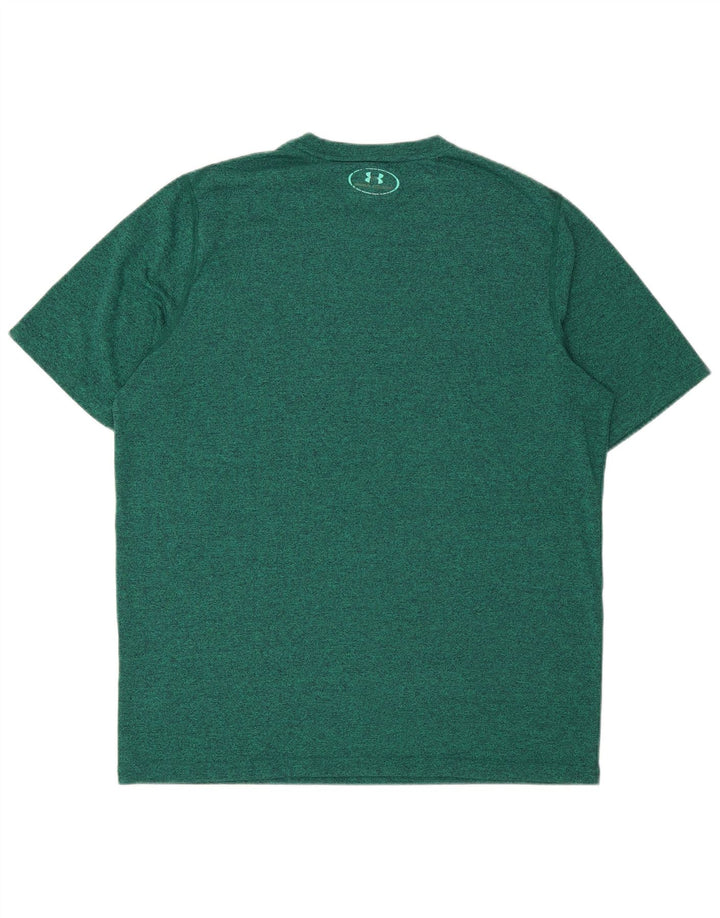 Under Armour Herren lockeres T-Shirt-Oberteil Mittelgrün meliert