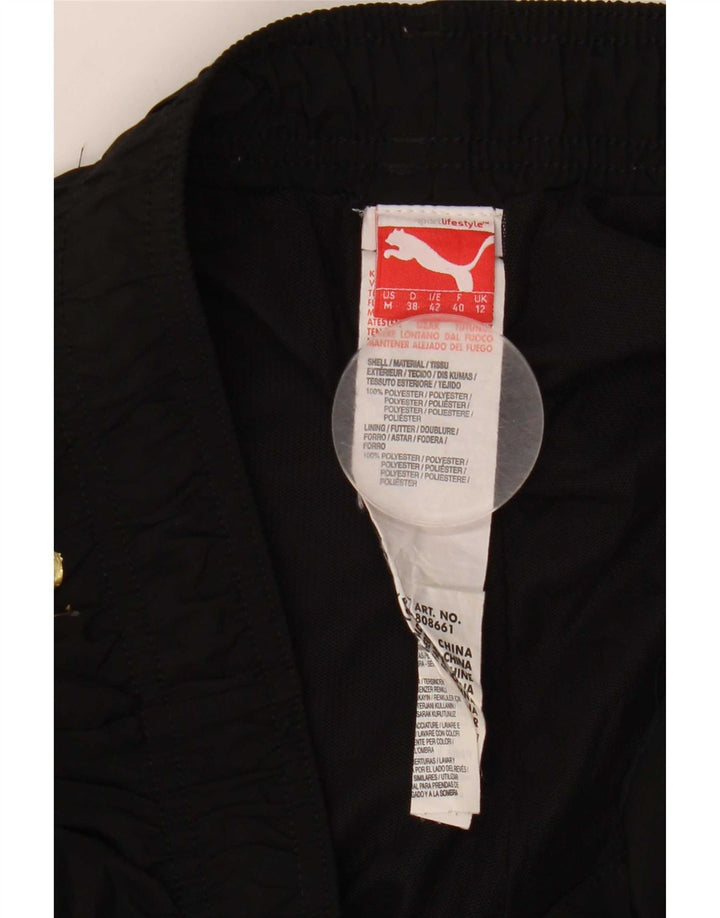 Puma Damen Capri-Trainingshose UK 12 Mittelschwarzes Polyester