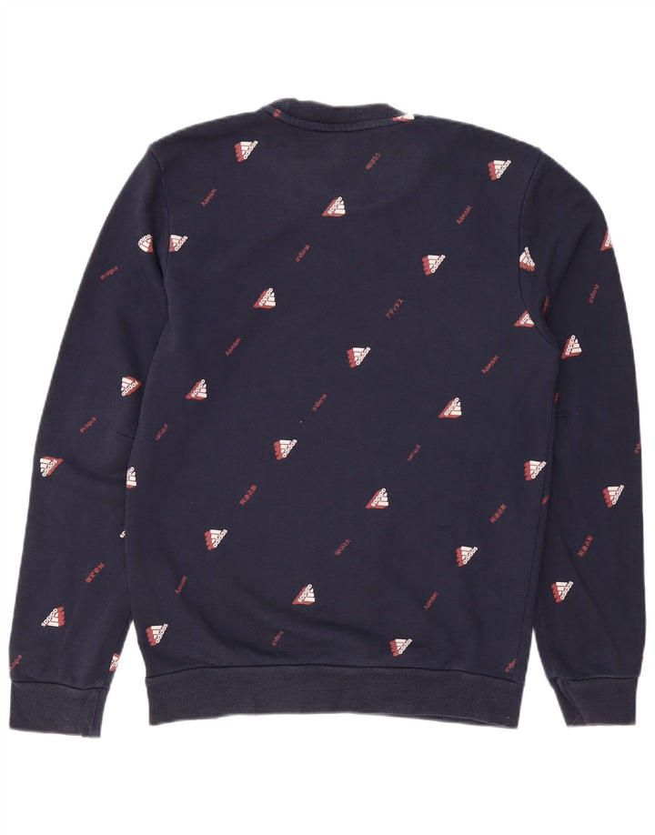 ADIDAS Herren Grafik-Sweatshirt-Pullover, klein, Marineblau