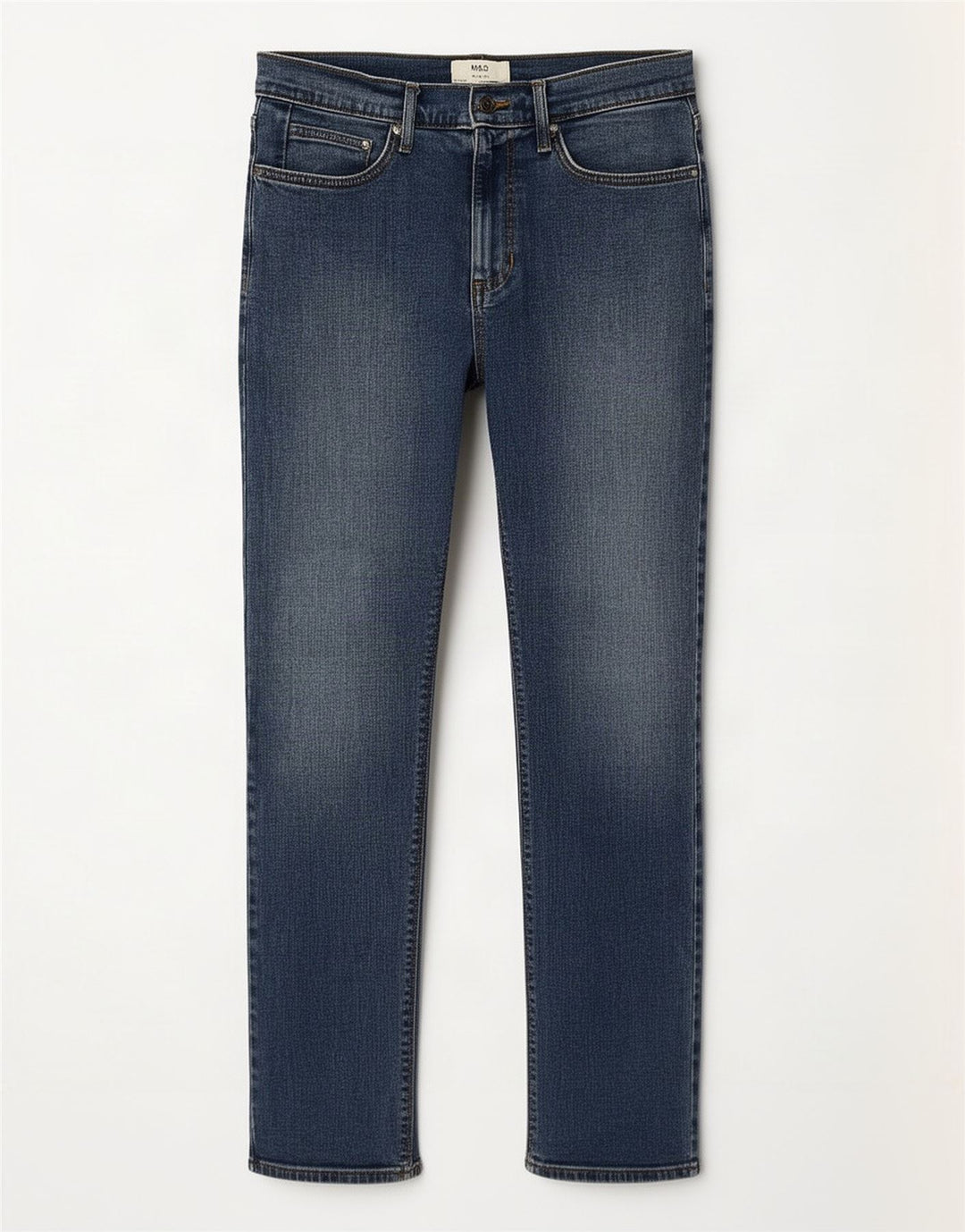 Marks & Spencer Herren Slim Jeans W32 L31 Blaue Baumwolle