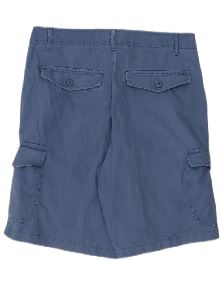 MARKS & SPENCER Herren Cargoshorts W32 mittelblaue Baumwolle