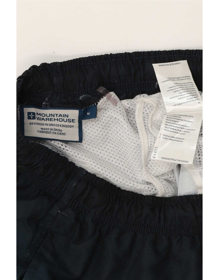 Mountain Warehouse Herren-Badeshorts aus mittelblauem Colourblock-Polyester