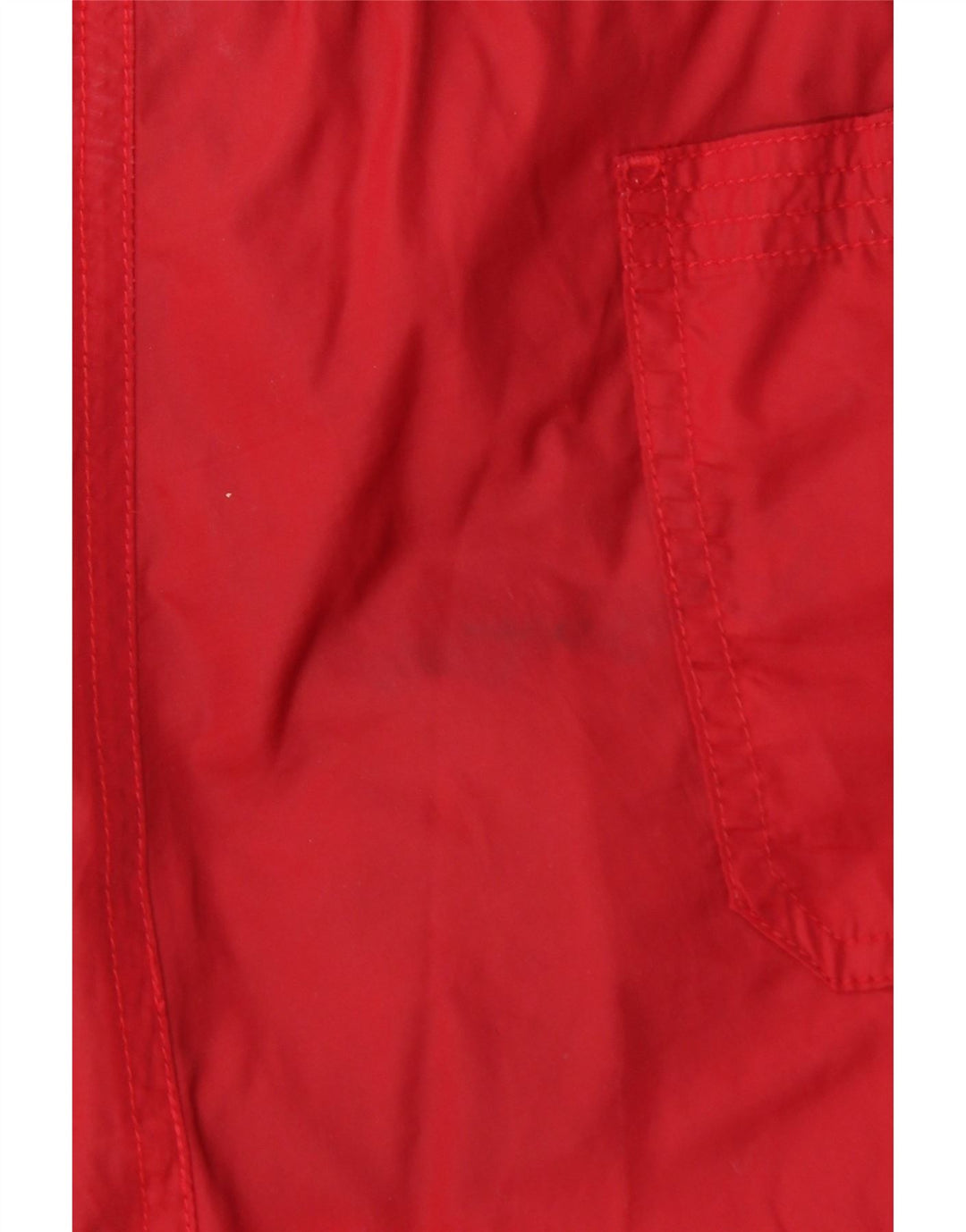 Bear Herren-Badeshorts aus mittelrotem Colourblock-Nylon