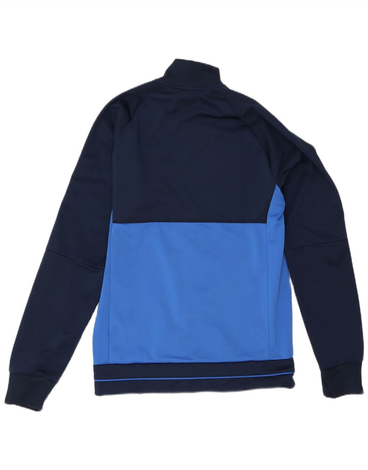 Adidas Herren-Trainingsanzug-Oberteil, Jacke, Größe S, Marineblau, Farbblock-Polyester