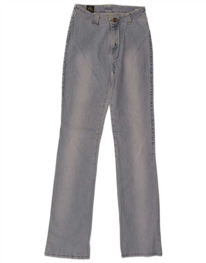 Lee Damen Straight Jeans W29 L33 Blaue Baumwolle