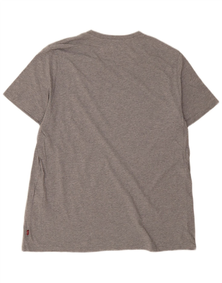 Levi's Herren-T-Shirt mit Grafik, 2XL, graue Baumwolle