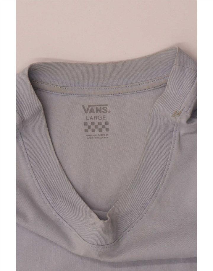 Vans Damen Kurzarm-T-Shirt mit normaler Grafik, Gr. 14, Blau