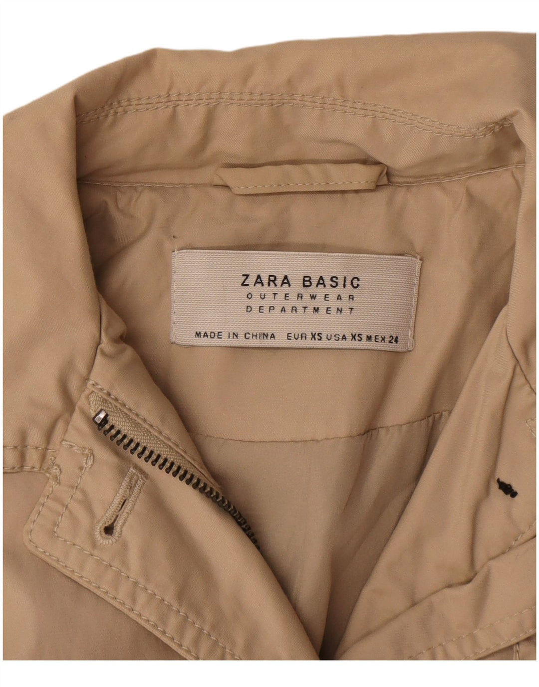Zara Damen Trenchcoat UK 6 XS Beige