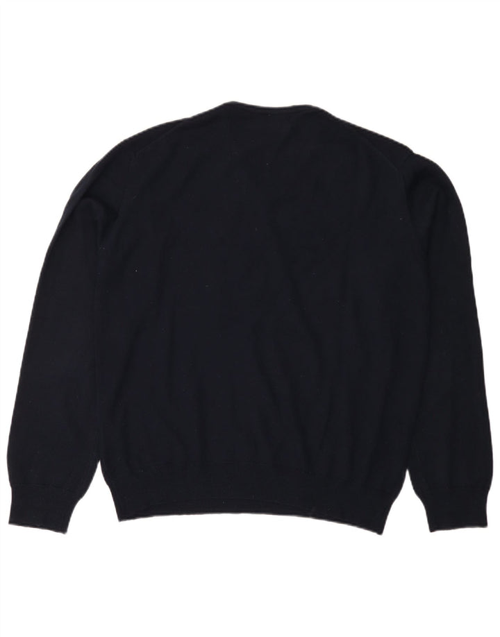 RIFLE Damen-Pullover mit V-Ausschnitt, Gr. 18, XL, Marineblau, Acryl