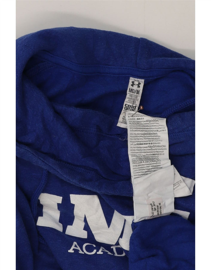 UNDER ARMOUR Herren Cold Gear Graphic Hoodie Pullover mittelblaue Baumwolle