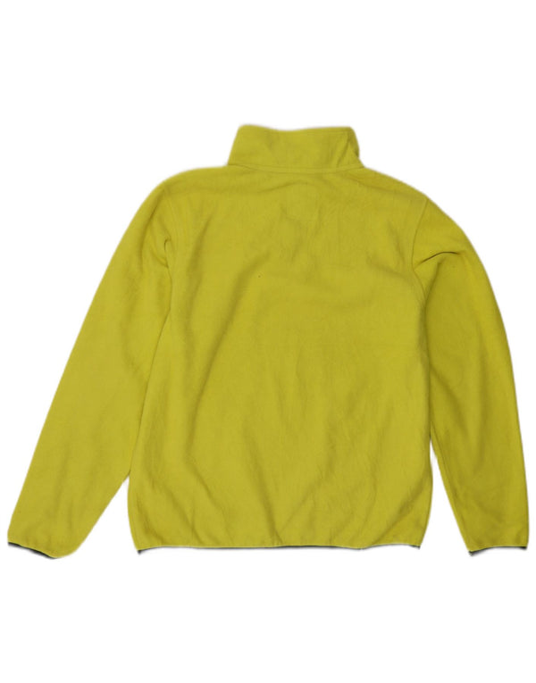Nautica Damen-Fleecepullover mit Reißverschluss am Hals, UK 14/16, Größe L, Gelb, Polyester