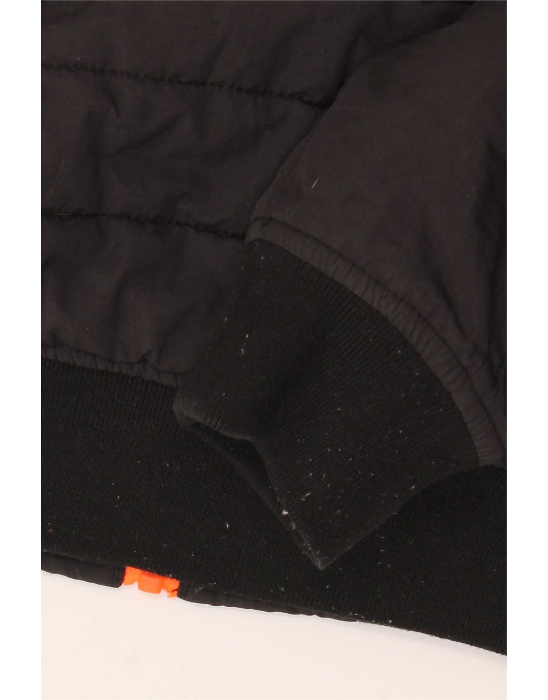 Superdry Herren Wattierte Jacke UK 38 Mittelschwarzes Nylon