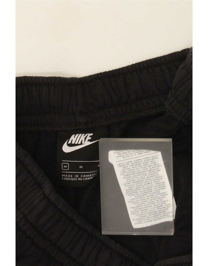 Nike Herren-Sportshorts, mittelgroß, schwarze Baumwolle