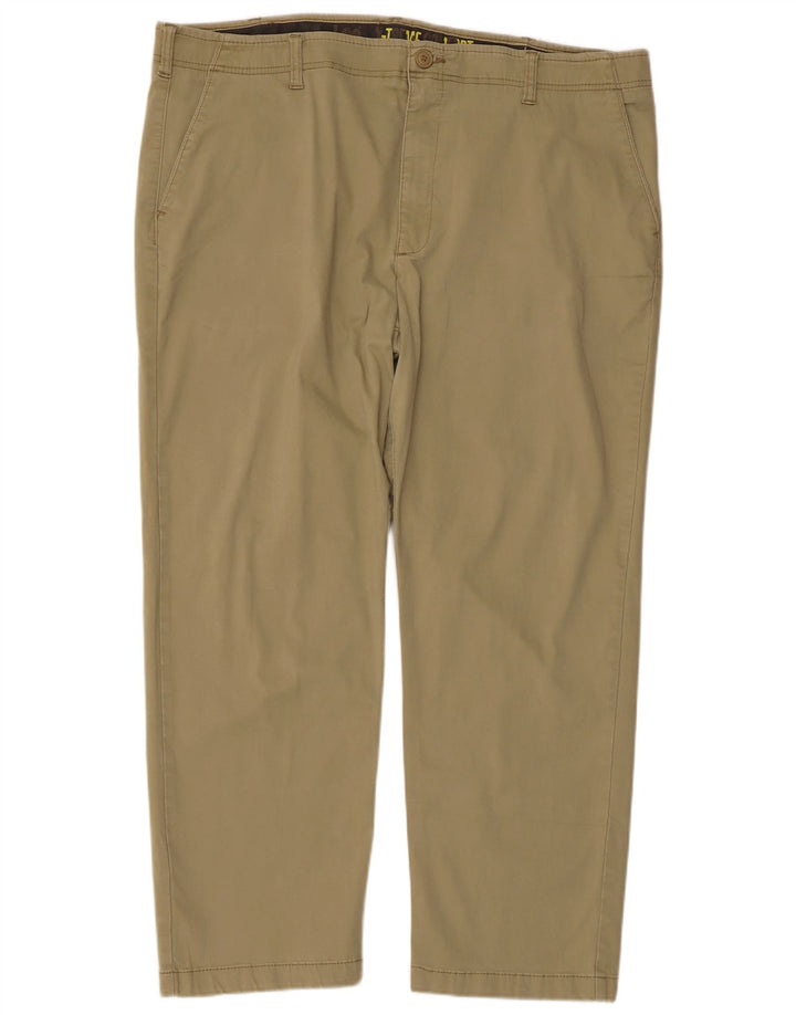 LEE Herren X-treme Comfort Straight Chino Hose W44 L30 Khaki Baumwolle