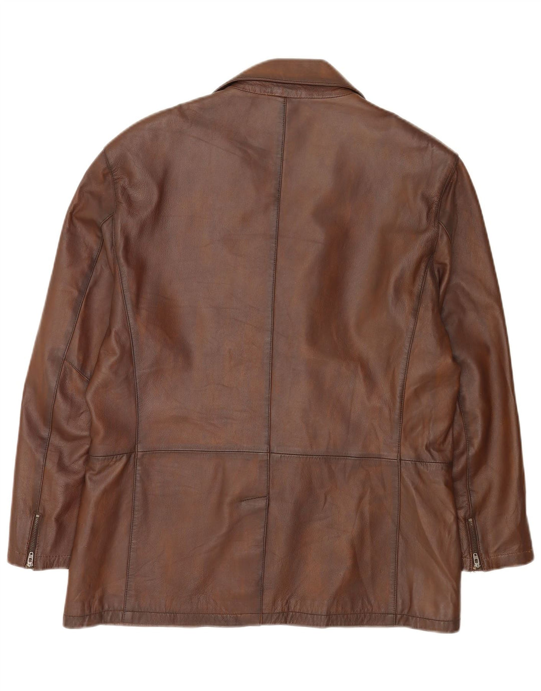 Conbipel Herren 3-Knopf-Lederblazer IT 56 2XL Braun