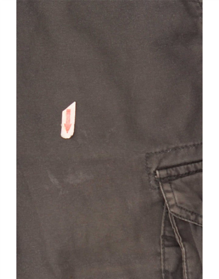 Nike Herren Cargo Shorts W34 Große graue Baumwolle