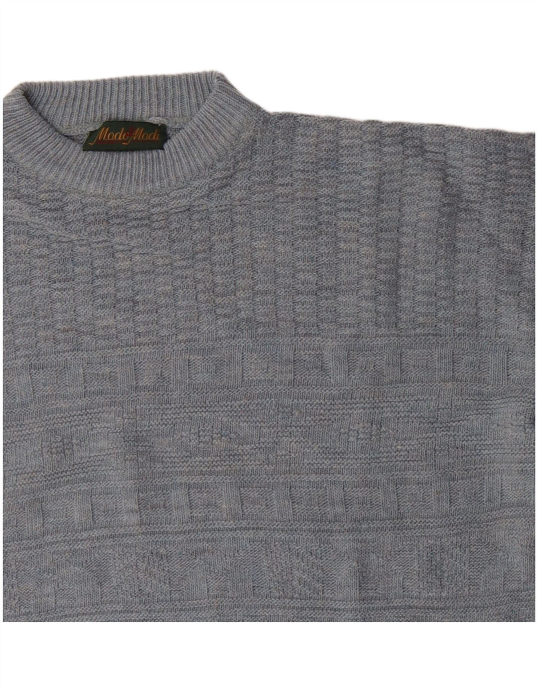 Vintage Herren Rundhalspullover Pullover XL Grau