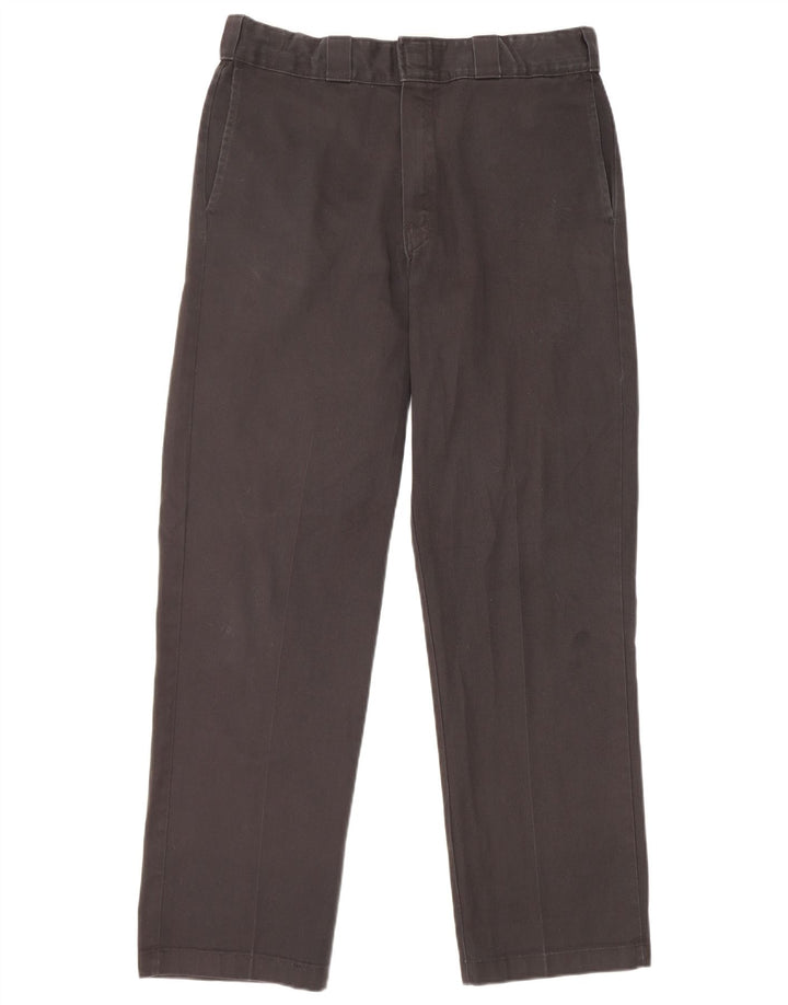 Dickies Herren Straight Chino Hose W34 L32 Schwarz Polyester