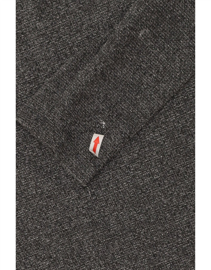Zara Damen Langarm-Tunika-Oberteil UK 14 Large Grau