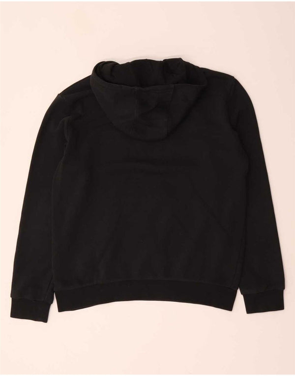 Adidas Kapuzenpullover mit Grafik für Mädchen, 13–14 Jahre, schwarze Baumwolle