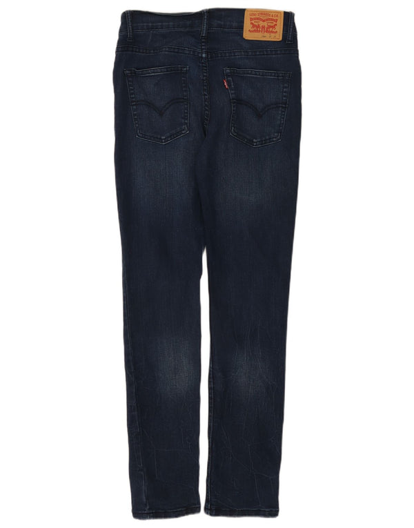 Levi's Damen 512 Slim Tapered Jeans W27 L27 Marineblaue Baumwolle