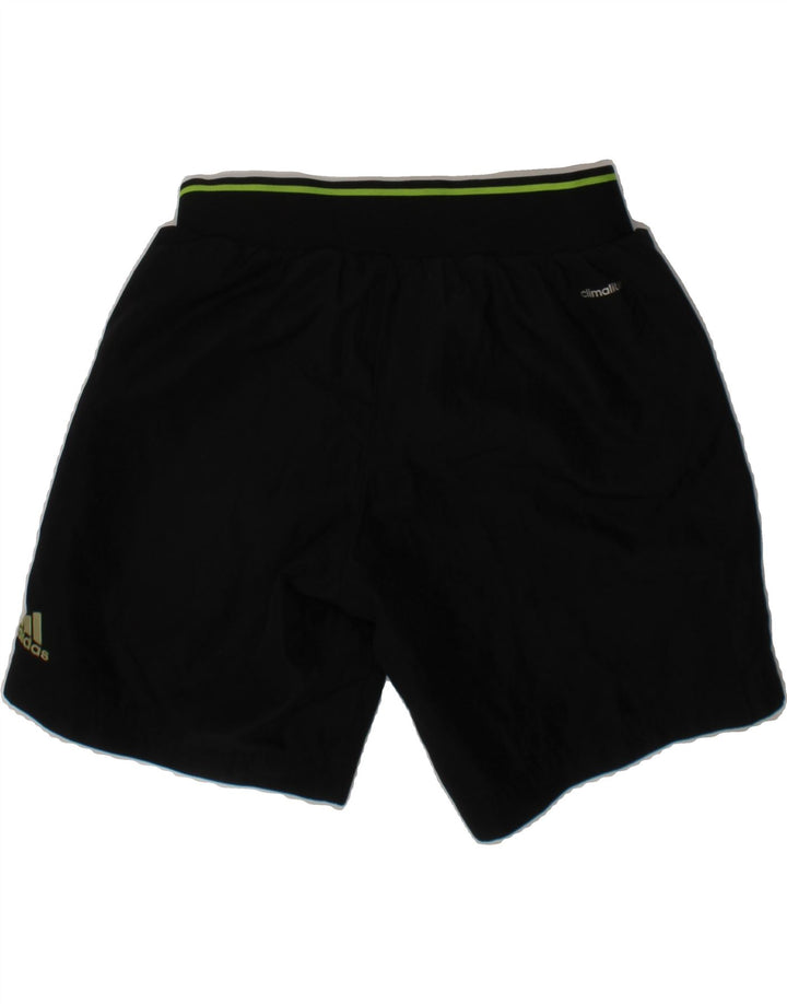 ADIDAS Boys Climalite Sport Shorts 5-6 Years  Black Polyester Vintage Adidas and Second-Hand Adidas from Messina Hembry 