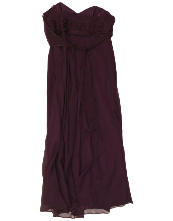 DEBUT Maxi-Trägerloses Damenkleid UK 18 XL Lila Polyester