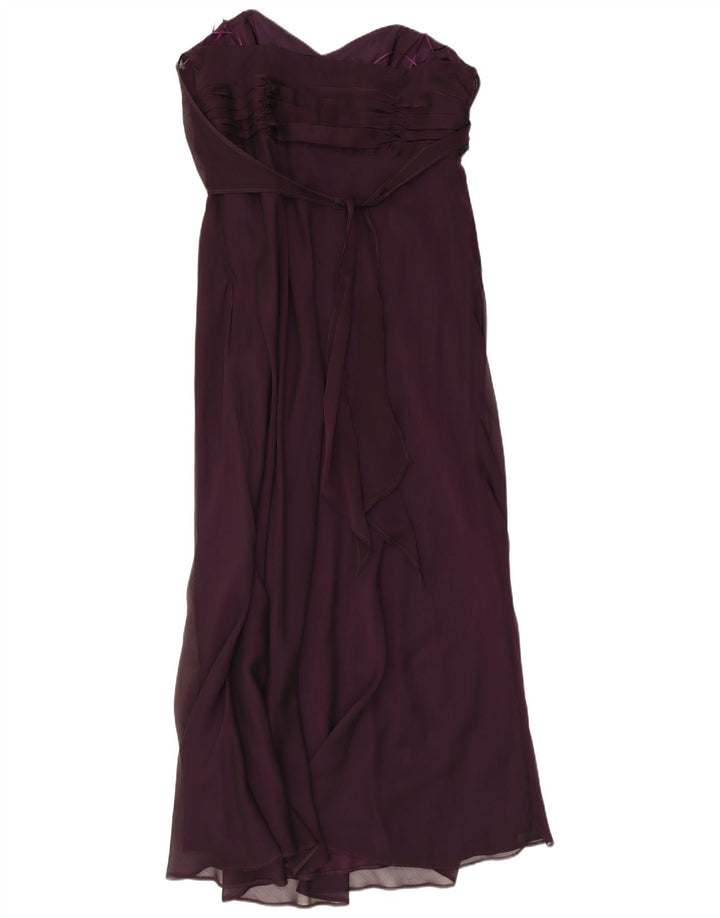 DEBUT Maxi-Trägerloses Damenkleid UK 18 XL Lila Polyester