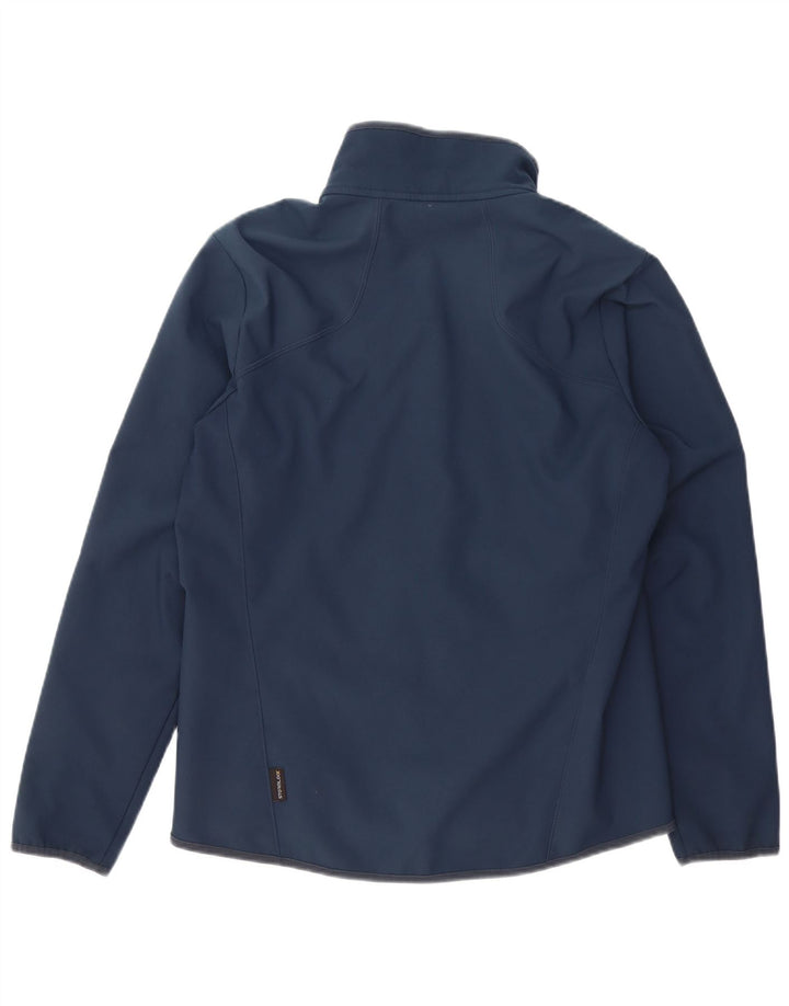 JACK WOLFSKIN Herren-Trainingsanzug-Oberteiljacke UK 36/38 Small Marineblau Polyester