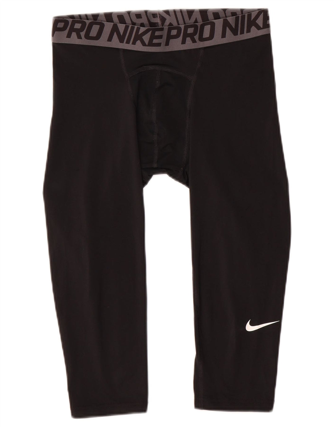 Nike Herren Kompressions-Capri-Leggings mit Grafik, mittelgroß, Schwarz