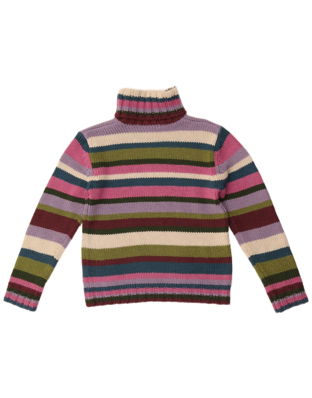 Zara Damen Trafaluc Roll Neck Jumper Pullover UK 14 Large Mehrfarbig