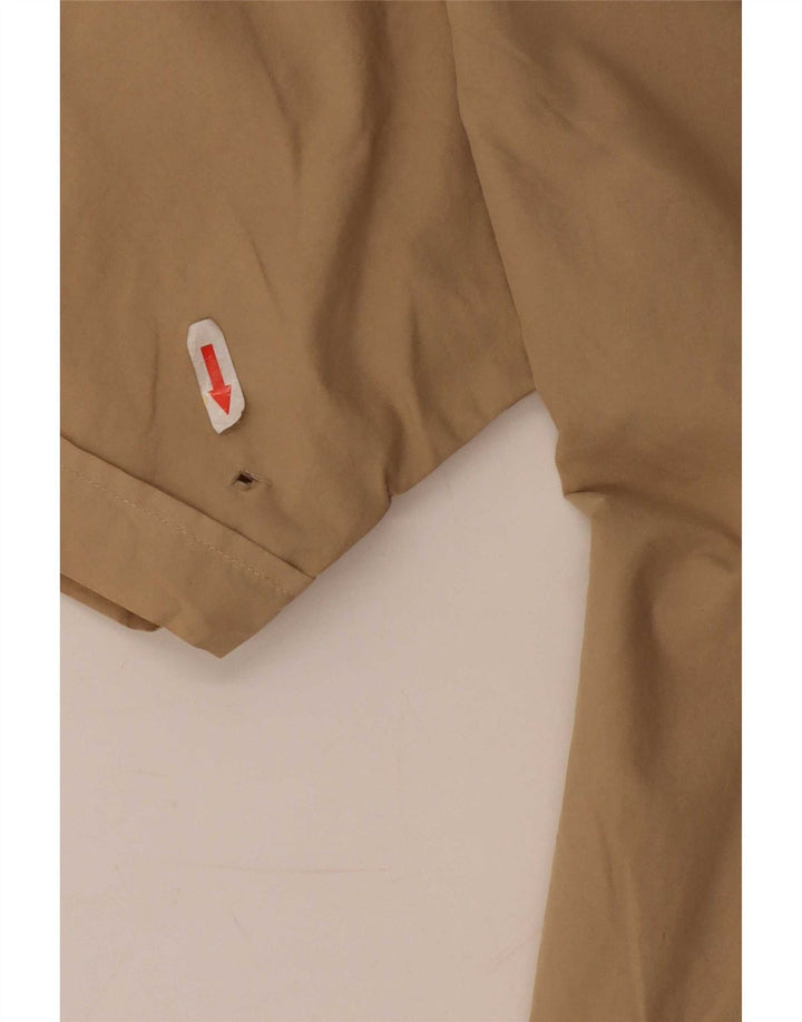 Nautica Herren-Kurzarmhemd, groß, beige Baumwolle