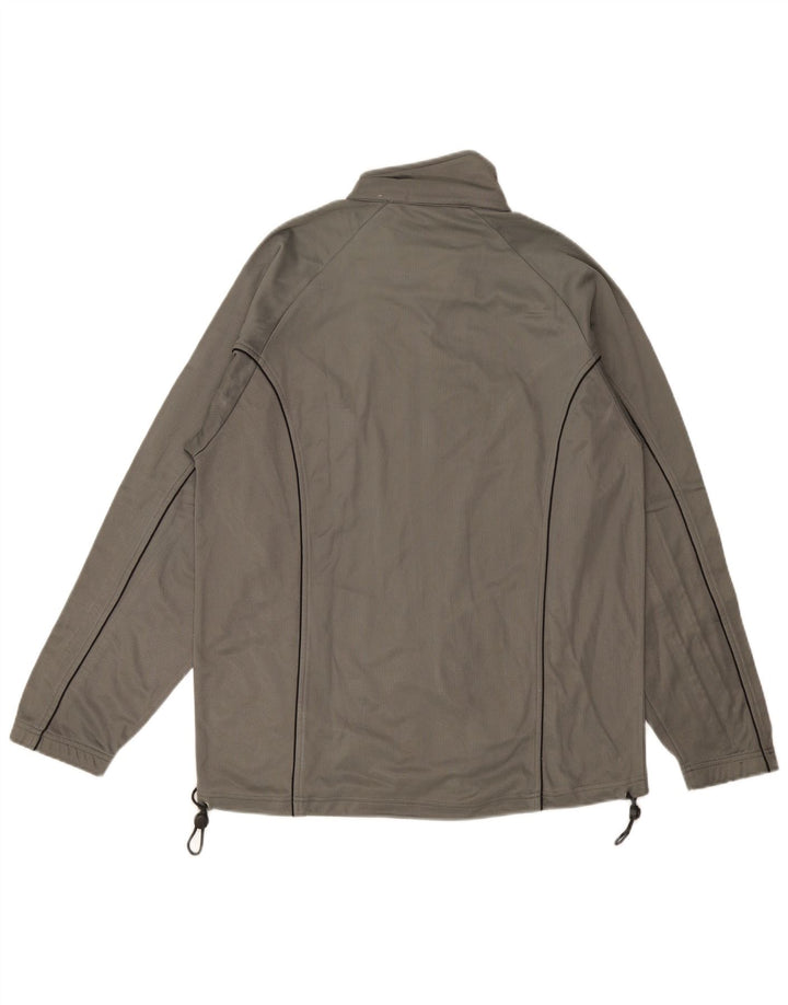 Asics Herren-Trainingsanzug-Top-Jacke Mittelgrau