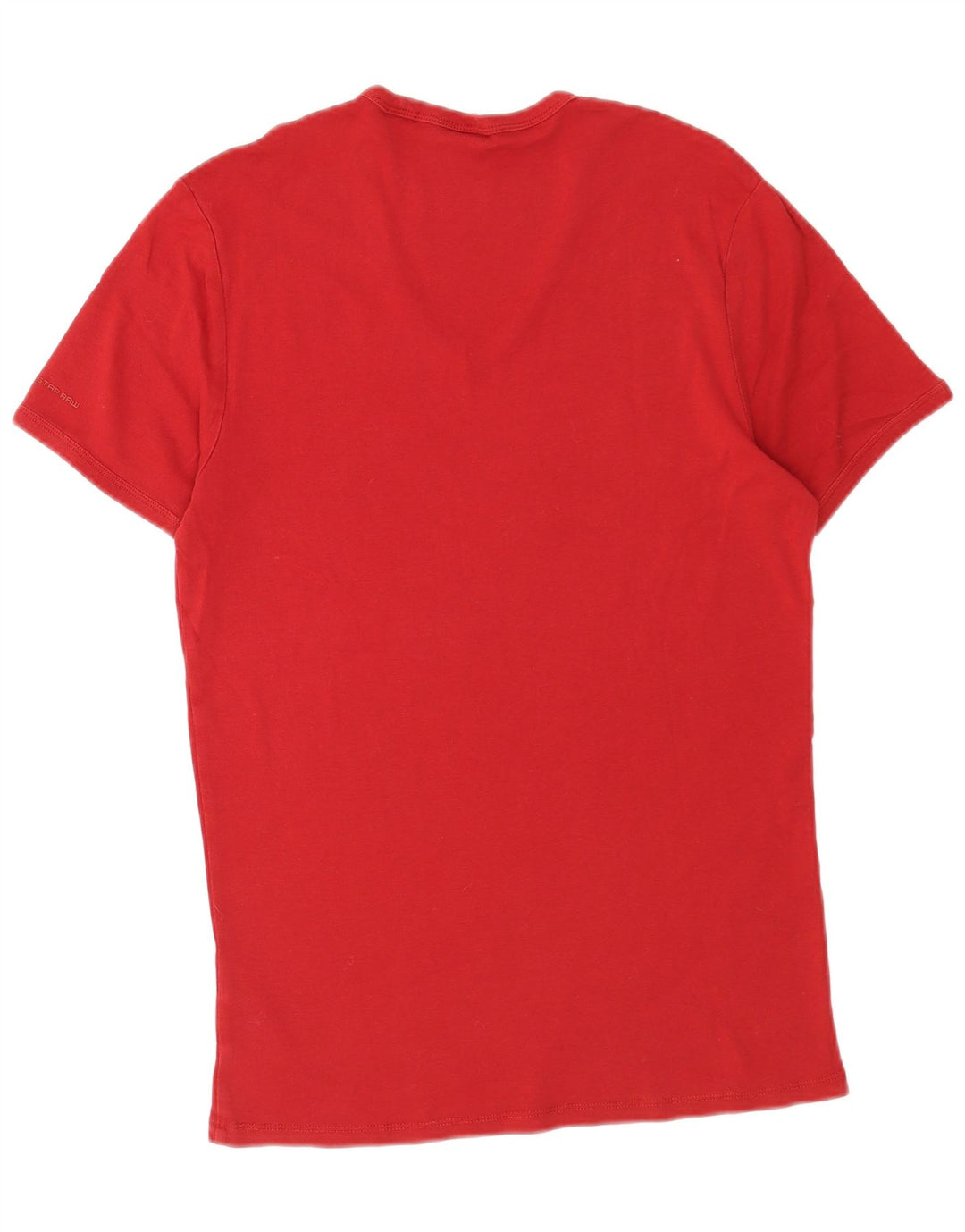 G-Star Herren T-Shirt Top Große rote Baumwolle