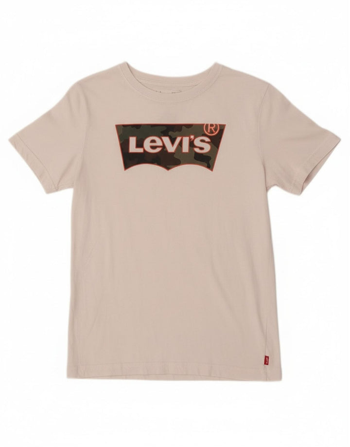 Levi's Jungen T-Shirt mit Grafik, Weiß, 11–12 Jahre