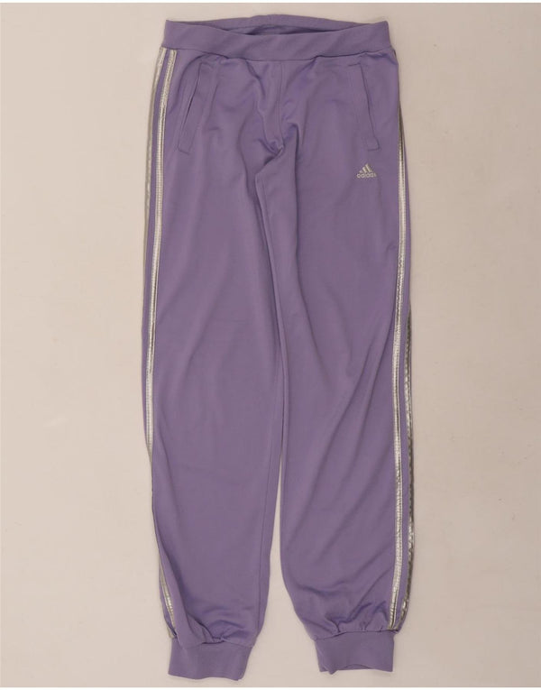 Adidas Damen Trainingshose Jogger UK 18 XL Lila Polyester