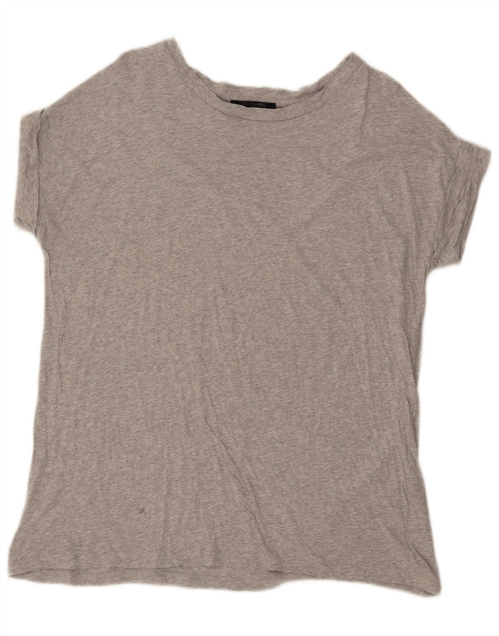All Saints Herren T-Shirt Top Mittelgrau