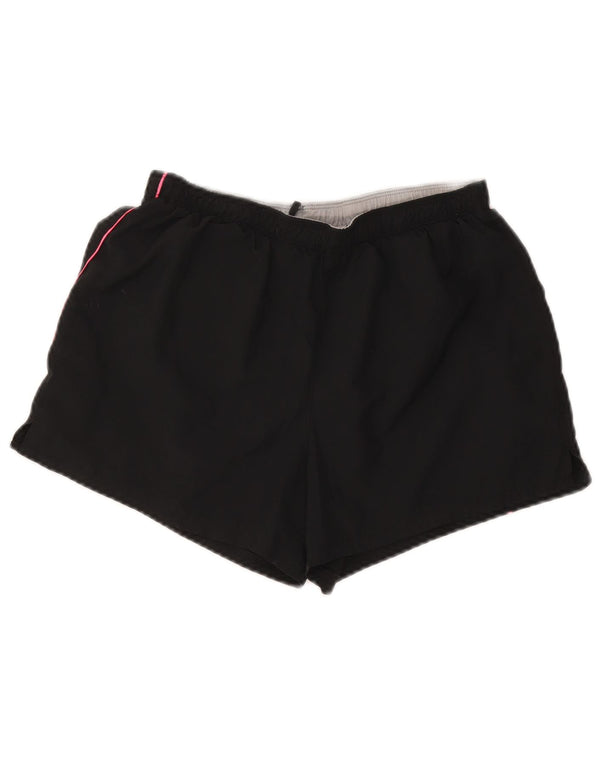 Nike Damen Dri Fit Sport Shorts UK 12/14 Medium Schwarz Polyester