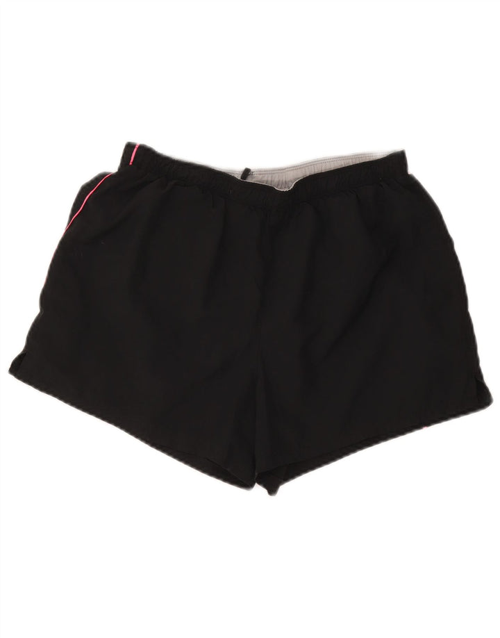Nike Damen Dri Fit Sport Shorts UK 12/14 Medium Schwarz Polyester