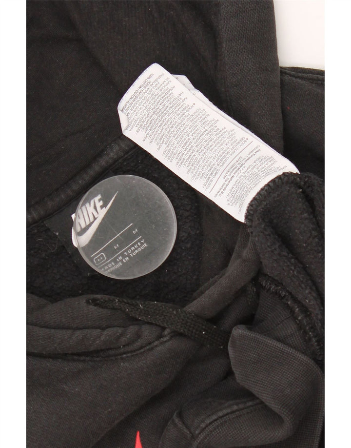 Nike Herren-Kapuzenpullover mit Grafik, mittelschwarz, Baumwolle