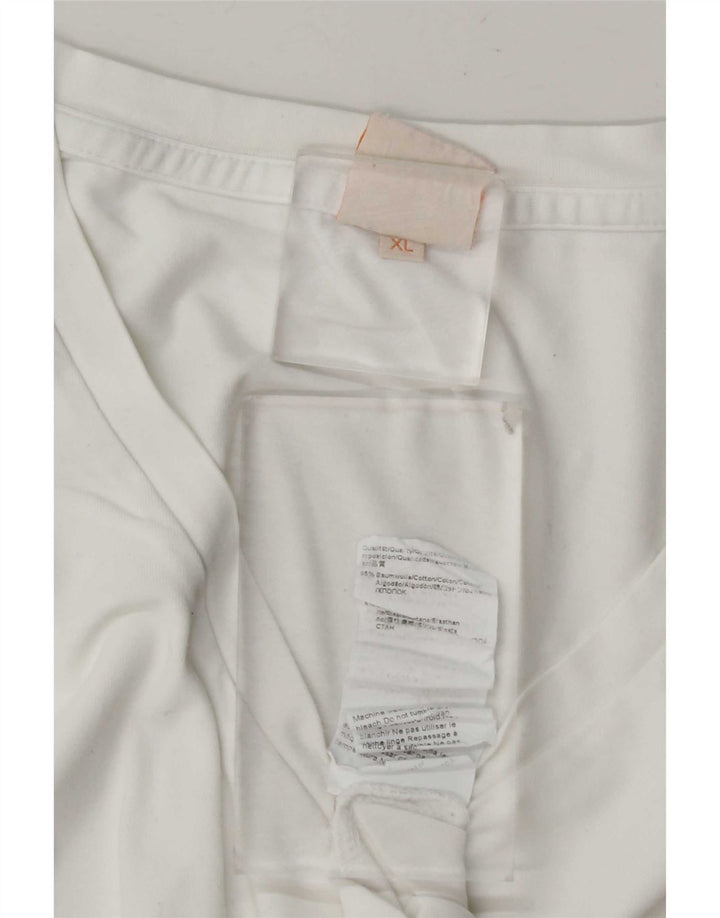Hugo Boss Herren T-Shirt Top XL Weiße Baumwolle