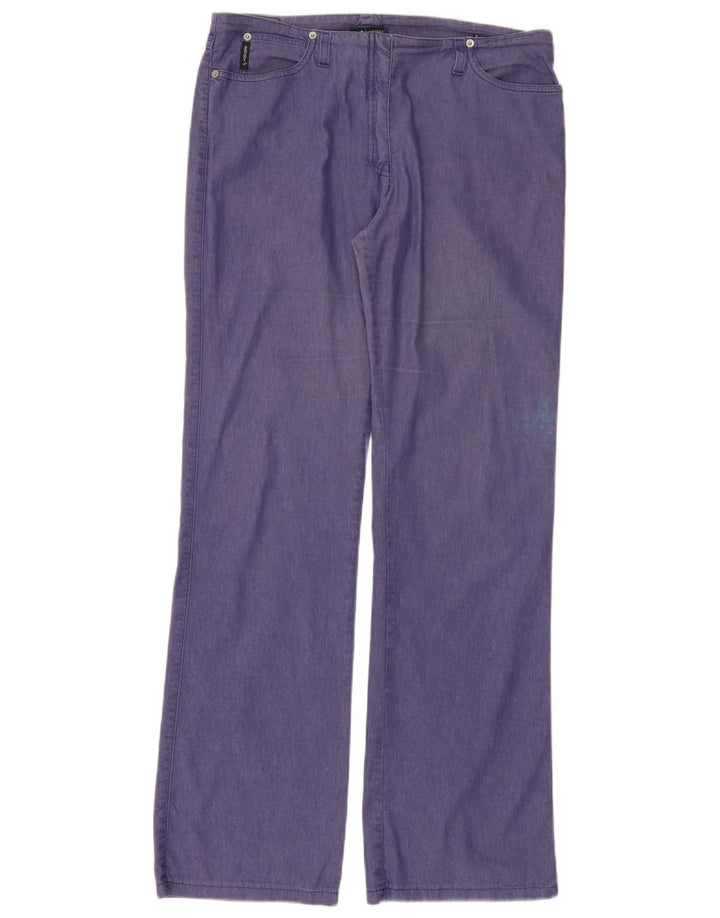 Armani Damen Bootcut Jeans W32 L33 Lila