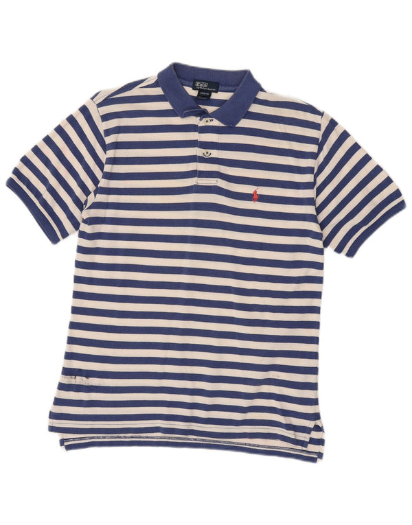 Polo Ralph Lauren Jungen-Poloshirt, 12–13 Jahre, mittelmarineblau gestreift